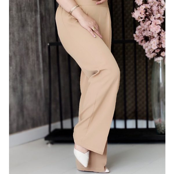 شلوار مازراتی بگ کاراملی - مانتو پاتریس رشت