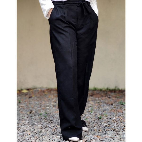 شلوار لینن کمربندی - مانتو پاتریس رشت