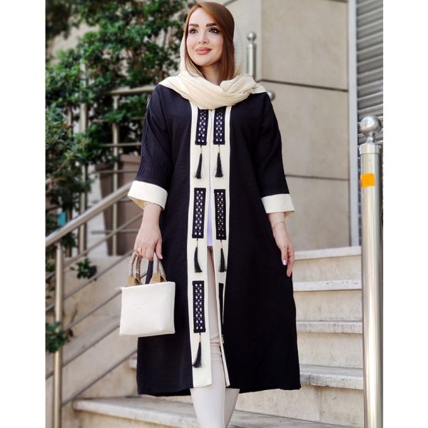 مانتو نواری منگوله دار - مانتو پاتریس رشت