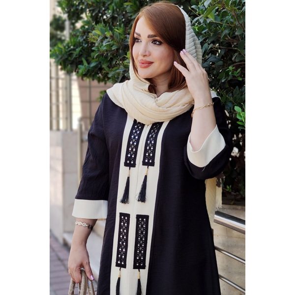 مانتو نواری منگوله دار - مانتو پاتریس رشت