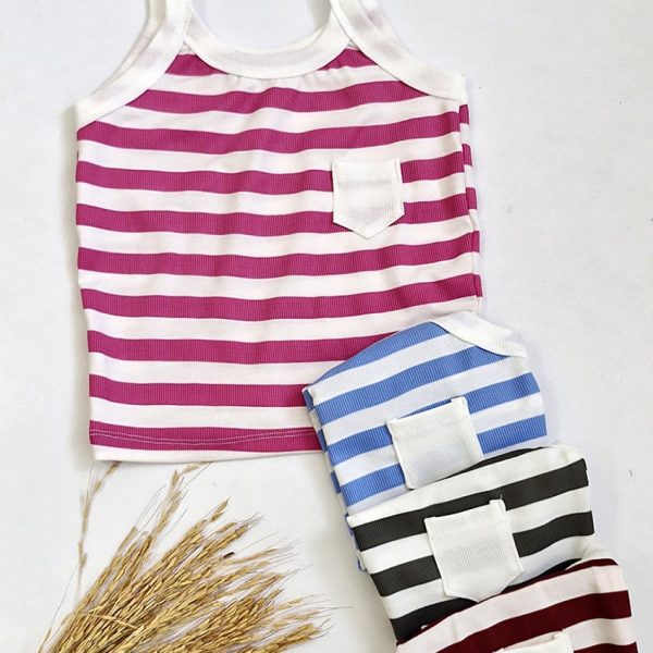 تاپ راه راه تک جیب - مانتو پاتریس رشت