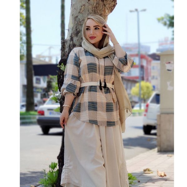 تونیک مربعی رنگی