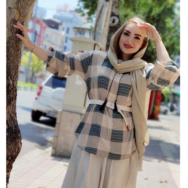 تونیک مربع رنگی 392009 - Image 9