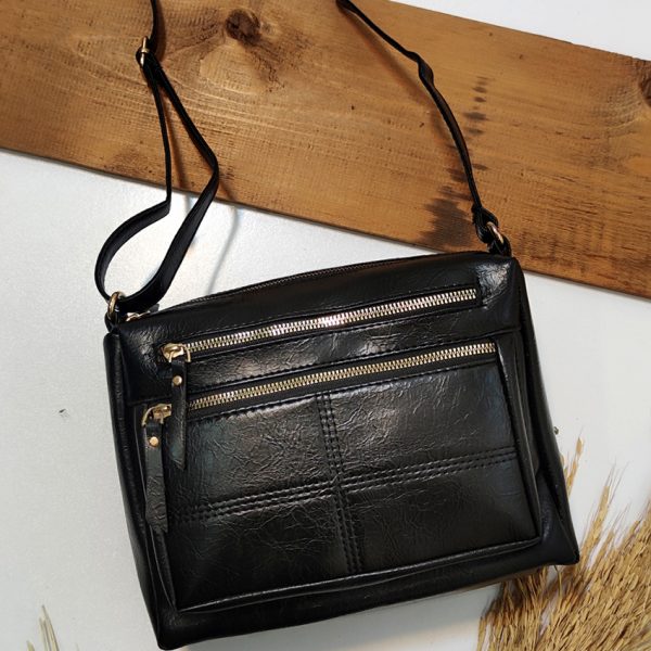 کیف دوشی 2 زیپ - مانتو پاتریس رشت