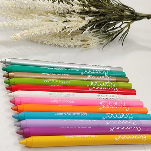 پک 12 عددی مداد چشم رنگی فلورما - مانتو پاتریس رشت