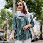 مانتو لینن راه راه - مانتو پاتریس رشت