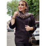 شومیز مشکی جلوبسته - مانتو پاتریس رشت