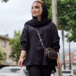 شومیز مانتویی مشکی - مانتو پاتریس رشت