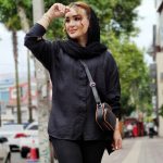 شومیز مانتویی مشکی - مانتو پاتریس رشت