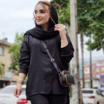 شومیز مانتویی مشکی - مانتو پاتریس رشت