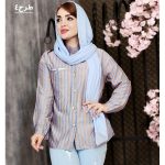 مانتو یقه دیپلمات رنگی - مانتو پاتریس رشت