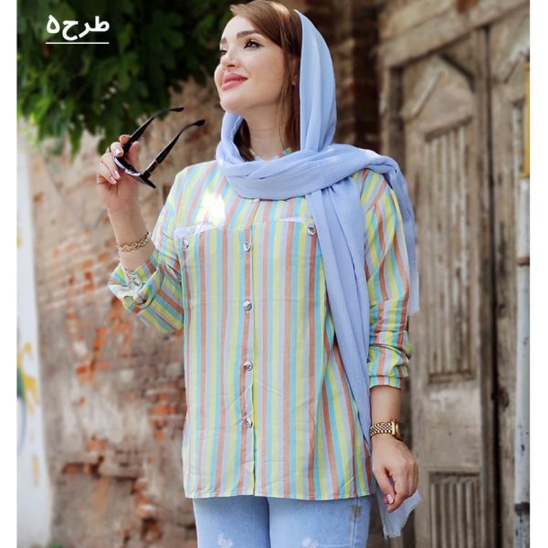 مانتو یقه دیپلمات رنگی - مانتو پاتریس رشت