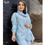 مانتو یقه دیپلمات رنگی - مانتو پاتریس رشت