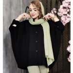 مانتو پانچ کریشه مشکی - مانتو پاتریس رشت