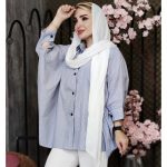 مانتو پانچ راه راه ریز - مانتو پاتریس رشت