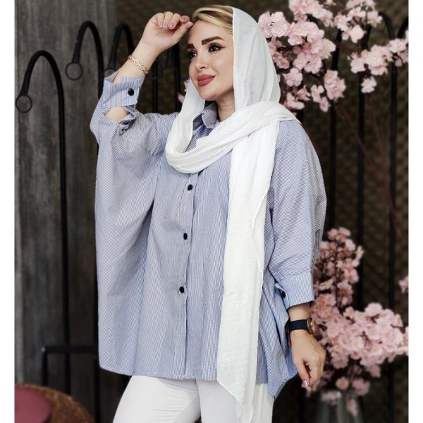 مانتو پانچ راه راه ریز - مانتو پاتریس رشت