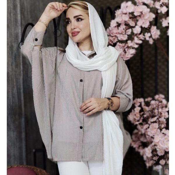 مانتو پانچ راه راه ریز - مانتو پاتریس رشت