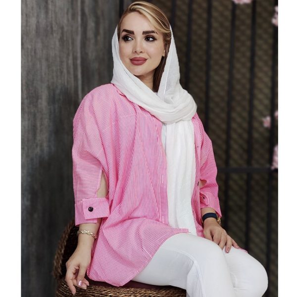 مانتو پانچ راه راه ریز - مانتو پاتریس رشت