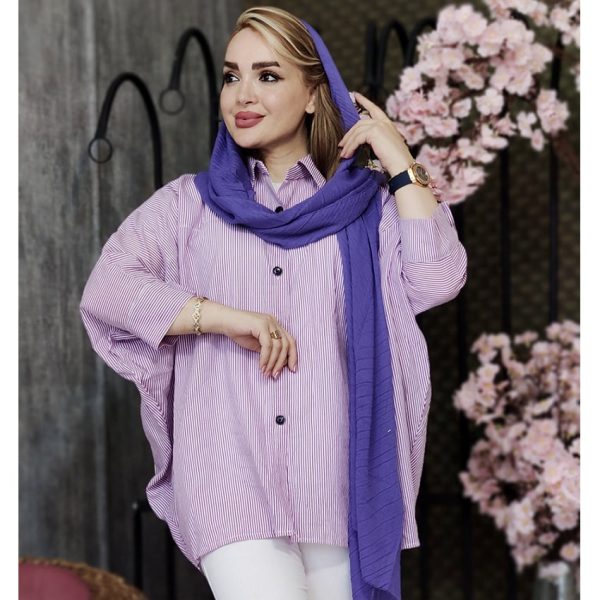 مانتو پانچ راه راه ریز - مانتو پاتریس رشت