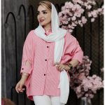 مانتو پانچ راه راه ریز - مانتو پاتریس رشت