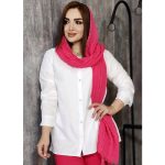 شومیز سفید یقه مردانه - مانتو پاتریس رشت