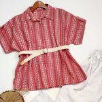 شومیز لینن آستین 3 ربع - مانتو پاتریس رشت