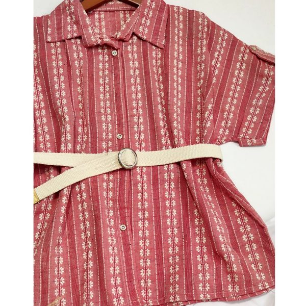 شومیز لینن آستین 3 ربع - مانتو پاتریس رشت