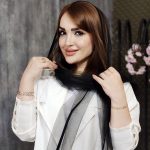 شال حریر شیشه ای - مانتو پاتریس رشت