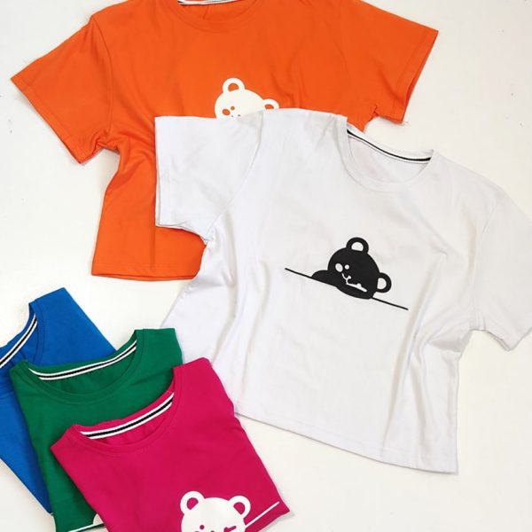 تیشرت کراپ خرس - مانتو پاتریس رشت