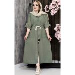 کفتان لینن زارا کمر کنفی - مانتو پاتریس رشت