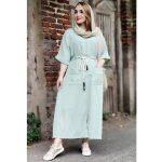 کفتان لینن زارا کمر کنفی - مانتو پاتریس رشت
