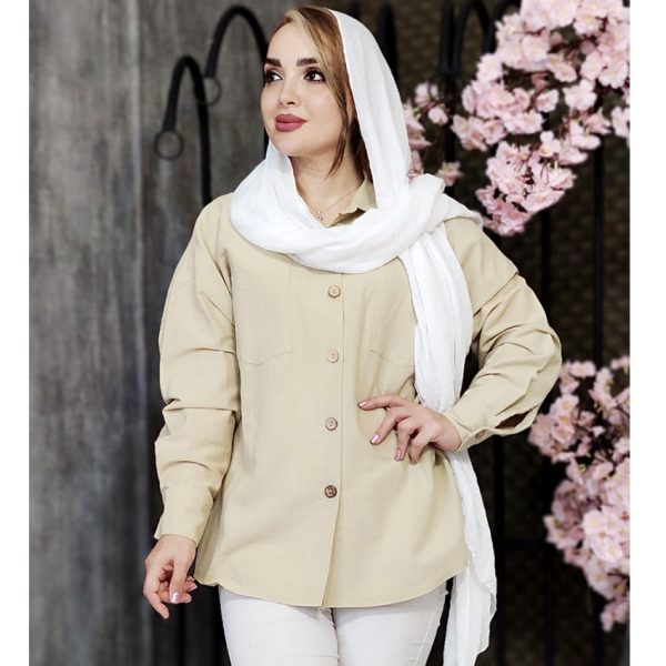 مانتو لینن 2 جیب - مانتو پاتریس رشت