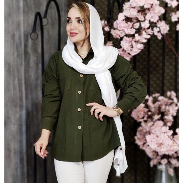 مانتو لینن 2 جیب - مانتو پاتریس رشت