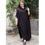 مانتو پانچ گیپوری مشکی - مانتو پاتریس رشت