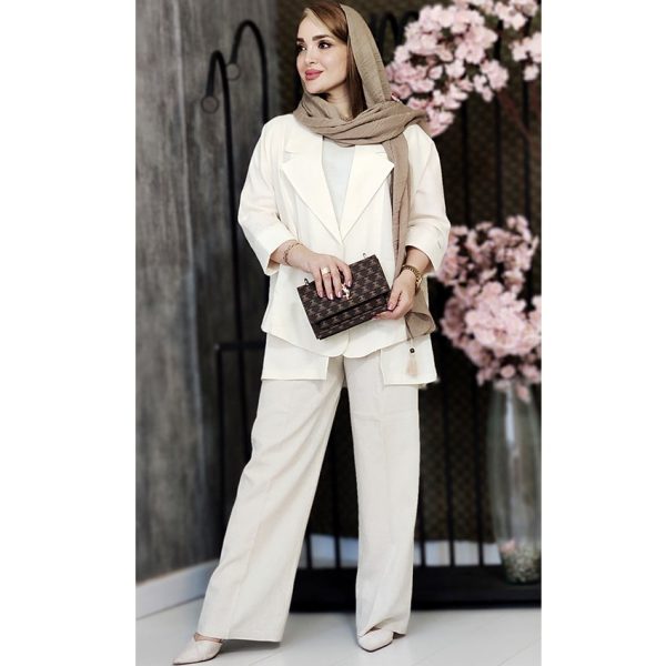 ست کت شلوار لینن - مانتو پاتریس رشت