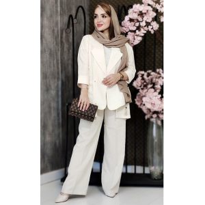 ست کت شلوار لینن - مانتو پاتریس رشت