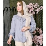 شومیز لینن یقه چین دار - مانتو پاتریس رشت