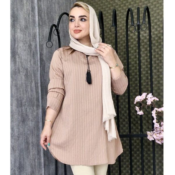 تونیک پلوتی جلوبسته - مانتو پاتریس رشت