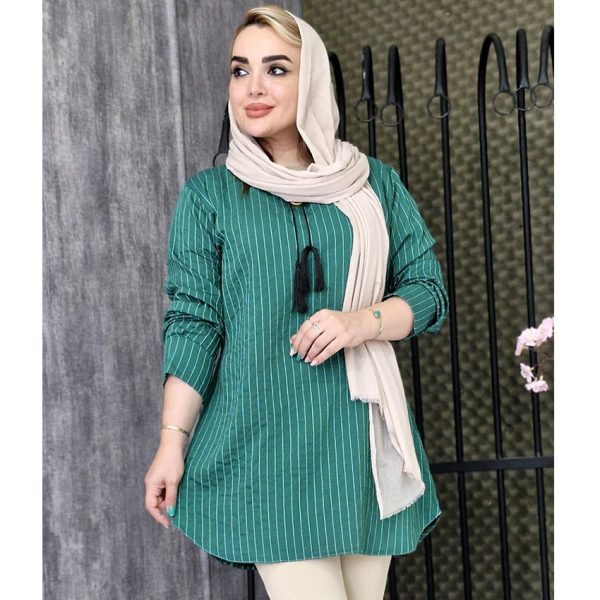 تونیک پلوتی جلوبسته - مانتو پاتریس رشت