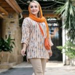 تونیک تک جیب کمربندی -مانتو پاتریس رشت