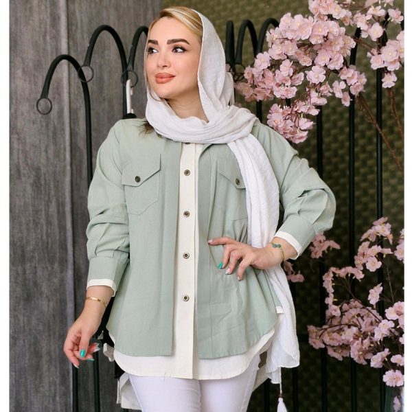 مانتو لینن ترکیبی- مانتو پاتریس رشت