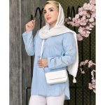 مانتو پلوتی دکمه چوبی - مانتو پاتریس رشت