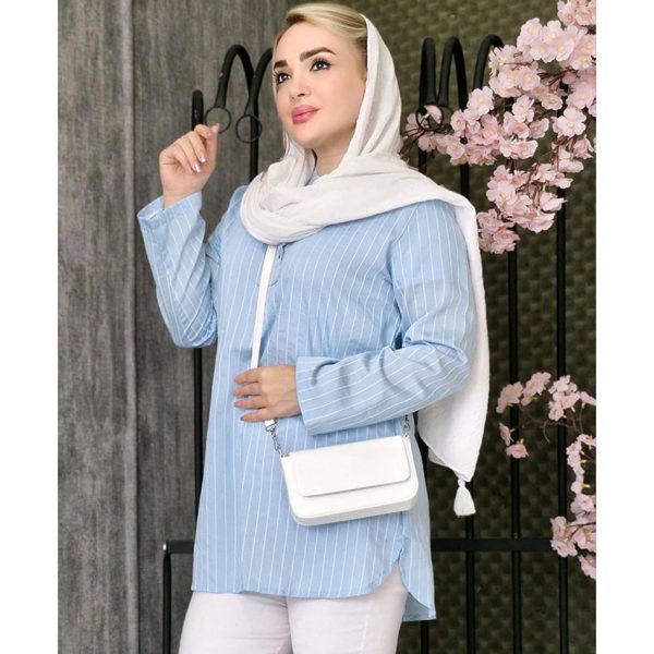 مانتو پلوتی دکمه چوبی - مانتو پاتریس رشت