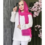 مانتو پلوتی دکمه چوبی - مانتو پاتریس رشت