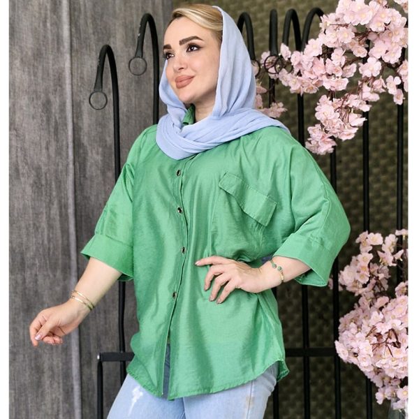 شومیز بابوس تک جیب - مانتو پاتریس رشت