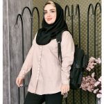 مانتو لینن پشت دکمه - مانتو پاتریس رشت