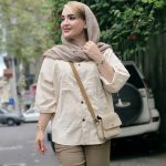 مانتو لینن آستین پاکتی - مانتو پاتریس رشت