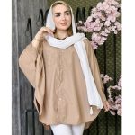 مانتو پانچ داکرون رنگی - مانتو پاتریس رشت