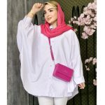 مانتو پانچ داکرون رنگی - مانتو پاتریس رشت