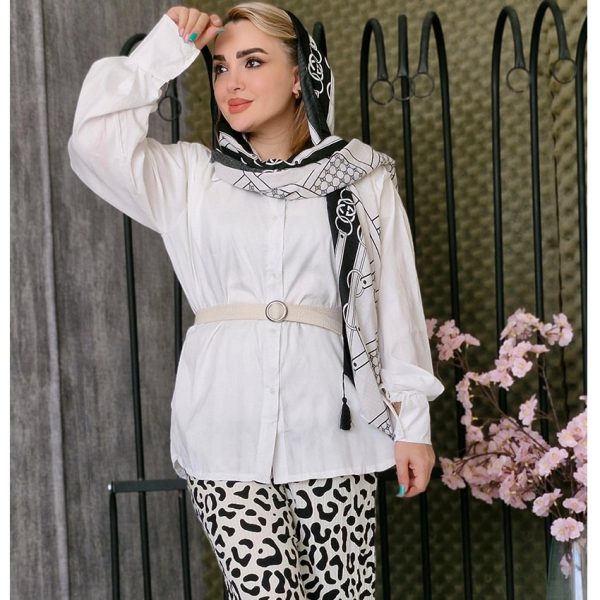 مانتو مراکشی سفید - مانتو پاتریس رشت